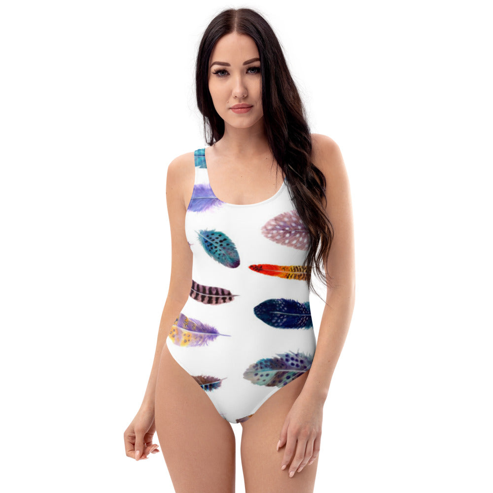Feathers One-Piece Swimsuit
