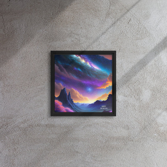 Before Time Framed canvas