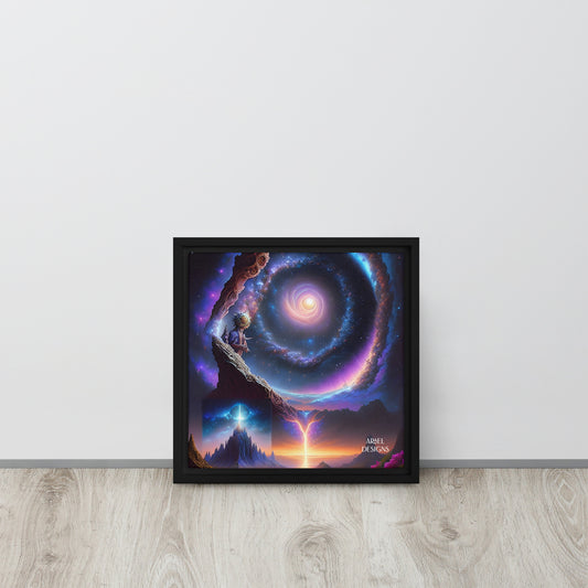 Multi Universe Framed canvas