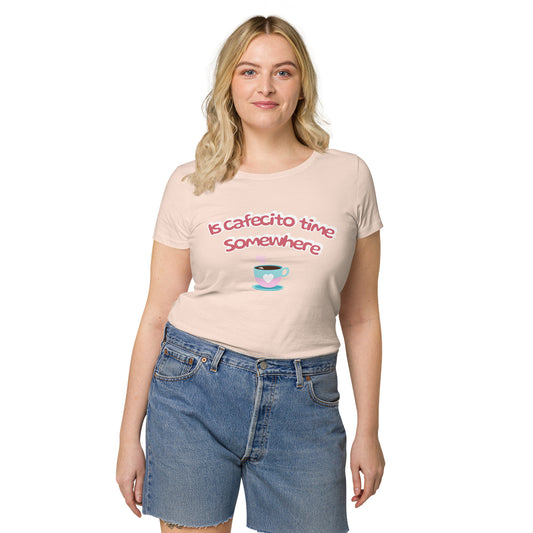 Cafecito Women’s basic organic t-shirt